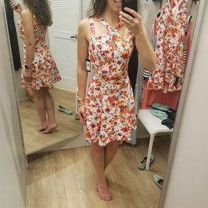 Guess Floral High-Neck Dress 0